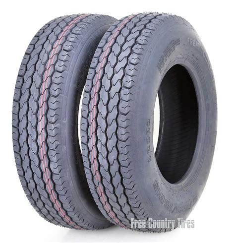 2 New Free Country Trailer Tires St22575d15 225 75 15 H78 15 Bias 8pr