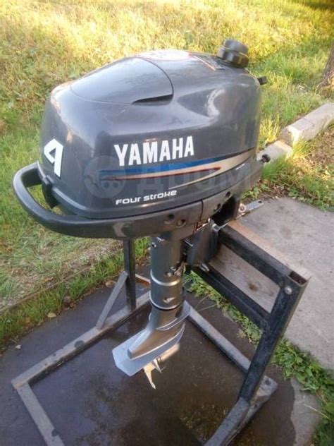 Лодочный мотор Ямаха 4л. с. 4-х тактный, Yamaha, 4,00 л.с. S (381 мм ...