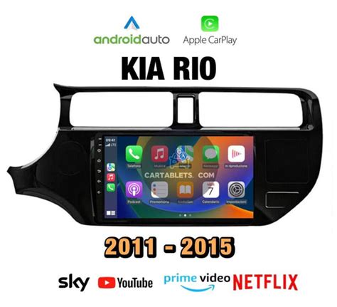 Kia Rio 3 Apple Carplay Android Auto Telecamera Posteriore