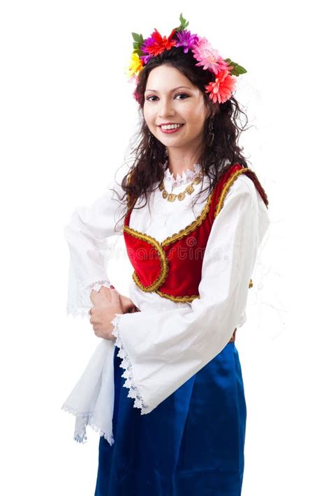 женщина Costume греческая традиционная Стоковое Изображение ...