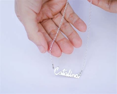 Cadenas Con Nombre De Plata Silver Necklace Silver Jewelry