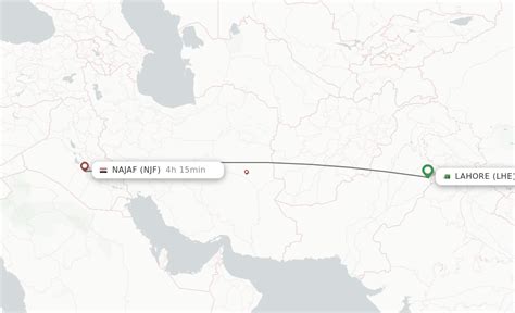 Direct Non Stop Flights From Lahore To Al Najaf Schedules