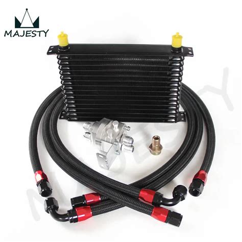 UNIVERSAL 15 ROW AN 10AN UNIVERSAL ENGINE TRANSMISSION OIL COOLER KIT