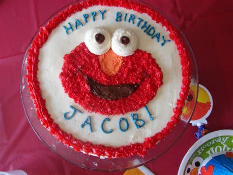 My Cake Hobby: Elmo cake