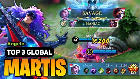 SAVAGE Martis Best Build 2023 Martis Top Global Gameplay By Angelo