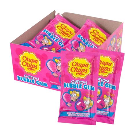 Buy Chupa Chups Cotton Bubble Gum 12x11g The Kandy King