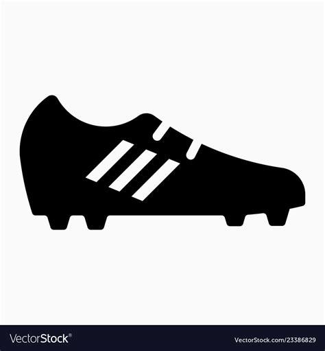 Football shoes icon Royalty Free Vector Image - VectorStock