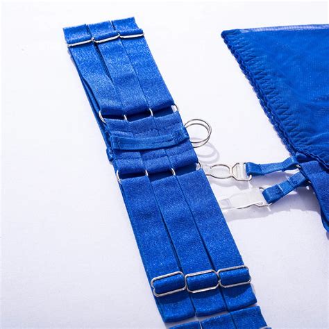 Boss Babe Transparent Bra Garter Skirt Lingerie Set Shiny Fashion LALE LOOK