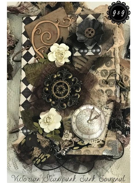 Victorian Steampunk Junk Journal Glitter Glam Made By Pam