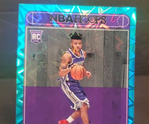 2017 18 Panini NBA Hoops Teal Explosion Frank Mason III 184 Rookie RC