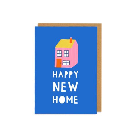 Happy New Home Greetings Card New Home Congratulations Etsy Sweden