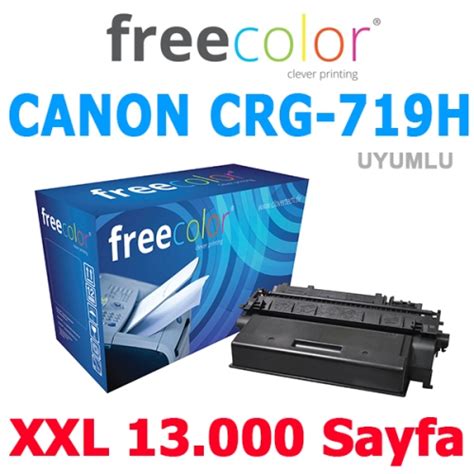 Freecolor C H Xl Frc Canon Crg H Sayfa Black Muadil Lazer