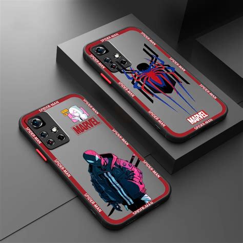 Capa Fosca Transl Cida Para Redmi Note Homem Aranha Super Her I S T