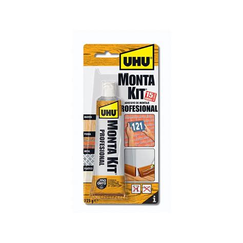 Adhesivo De Montaje Monta Kit Profesional Uhu G Brico Dep T