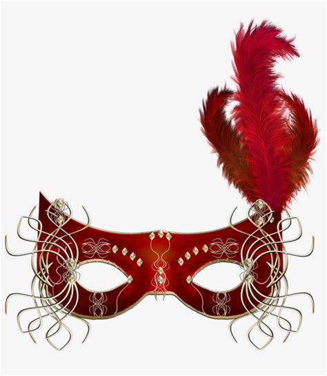 Masquerade Mask Digital Vector Clip Art Dance Party Red Masquerade