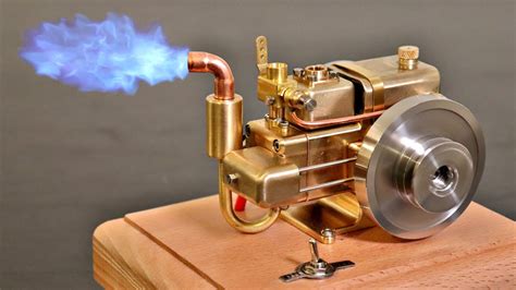 Self Unboxing Steampunk Engine Mini Stroke Engine Youtube