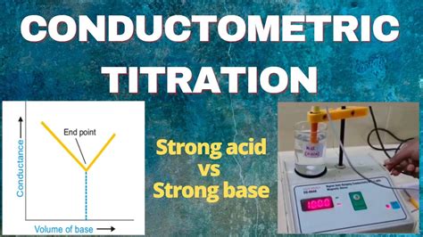 Conductometric Titration Of Strong Acid Vs Strong Base Calibration Of Conductivity Meter Rk