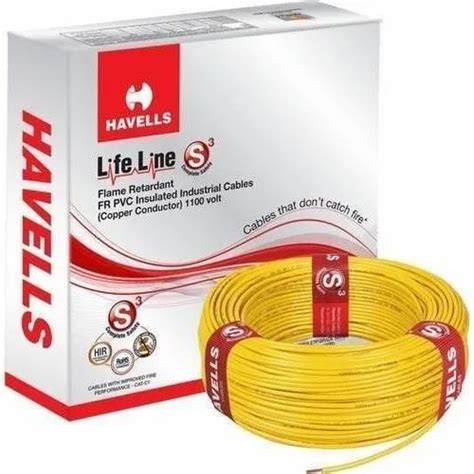 Havells Life Line Plus S3 HRFR Cable Roll Length 90 M Wire Size 0 5