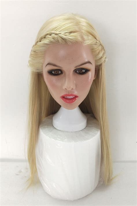 Lifelike Silicone Sex Dol L Heads Implanted Hairs Love Toys For Men Masturbator Ebay