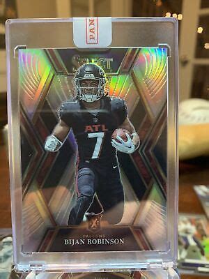 Bijan Robinson 2022 Panini Select XRC Silver Prizm RC 507 Atlanta