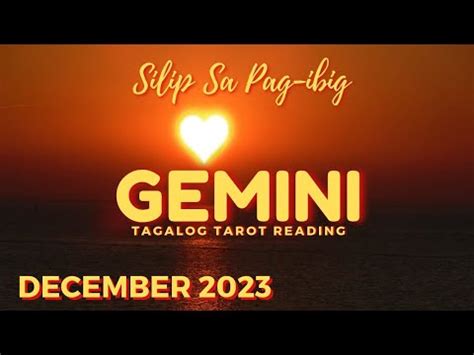 Gemini Acceptance At Forgiveness Pag Ibig December Tagalog