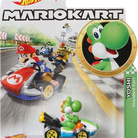 Hot Wheels Mario Kart Yoshi Standard Kart Giochi Giachi S R L Ingrosso E Distribuzione