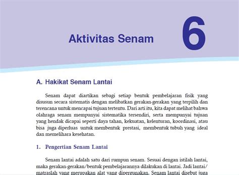 Materi Pjok Kelas Senam Portal Edukasi