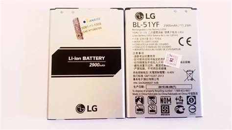 Bateria Original Lg Bl 51yf Lg G4 H819 H815 H818 Anatel R 55 49 Em