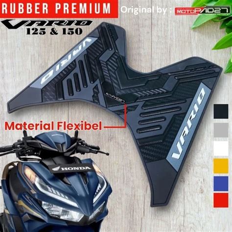 Jual Karpet Vario 125 New Karpet Alas Pijakan Kaki Vario 125 Bordes New