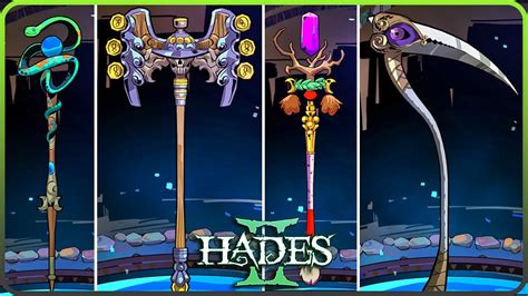 Hades 2 All Weapons Aspects Showcase Hades Game Videos