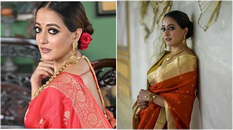 Raima Sen Classic Saree Looks