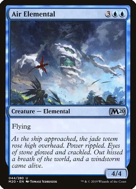 Air Elemental Creature Elemental Core Set Mtg Assist