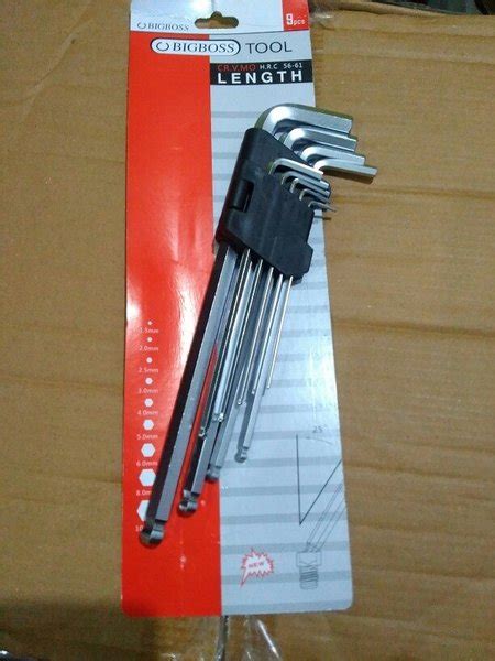 Jual Kunci L Panjang Set Pcs Ball Point Hex Key Long Di Lapak