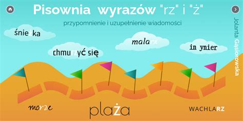 Pisownia wyrazów z rz i ż