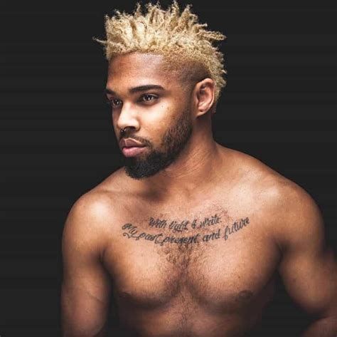 Black Man With Blonde Hair