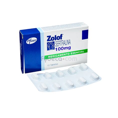 Zoloft 100 Mg Blíster Unidad Fybeca