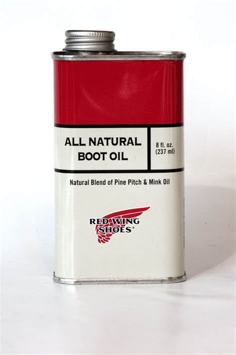 Red Wing Boot Oil In A Stylish Metal Bottle Available