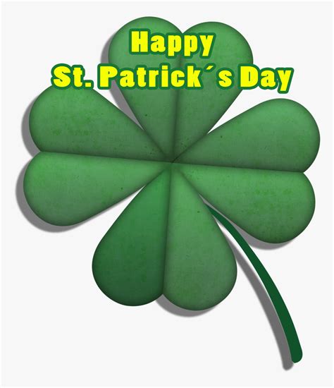 Happy St Patrick S Day - Shamrock, HD Png Download , Transparent Png ...