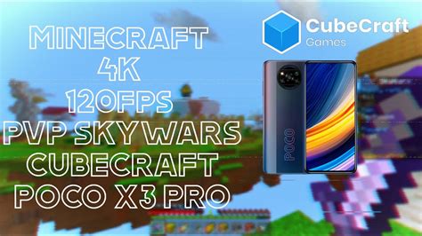 Minecraft K Fps Sky Wars Poco X Pro Cubecraft Youtube