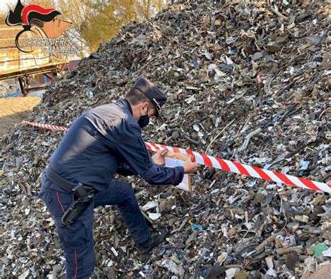 Otto Denunce Per Traffico Illecito Di Rifiuti In Un Impianto Di