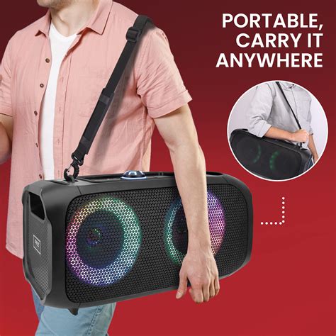 Wireless Portable Bluetooth Boombox Speaker 500w Rechargeable Speaker Portable Barrel Loud