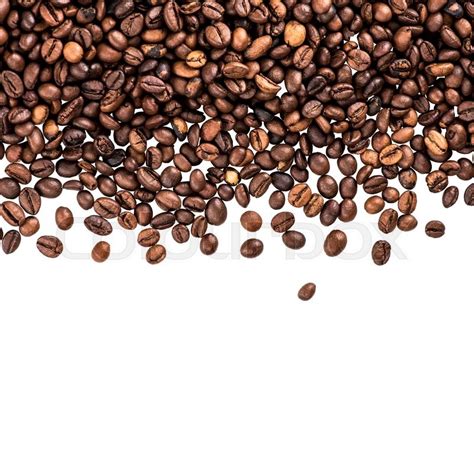 Flying coffee beans. Falling coffee ... | Stock image | Colourbox