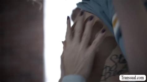 Tattooed Teen Gets Wet Pussy Pounded By Her Shemale Stepmom