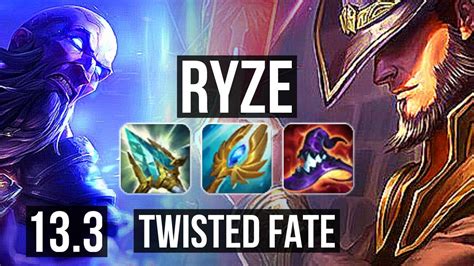 RYZE Vs TWISTED FATE MID 9 0 4 1 5M Mastery 800 Games Legendary