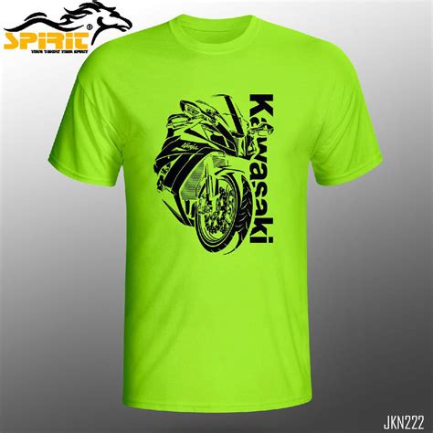 Jual BAJU KAOS KAWASAKI NINJA MOTOR TERBARU DISTRO SATUAN GROSIRAN ALL