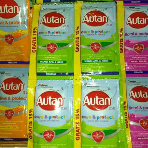 Jual Autan Lotion Anti Nyamuk Sachet 12 S Rcg Shopee Indonesia