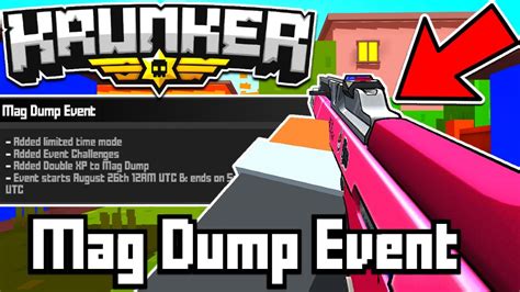 Krunker Io NEW Mag Dump Event LIMITED TIME MODE UPDATE 5 7 9 YouTube