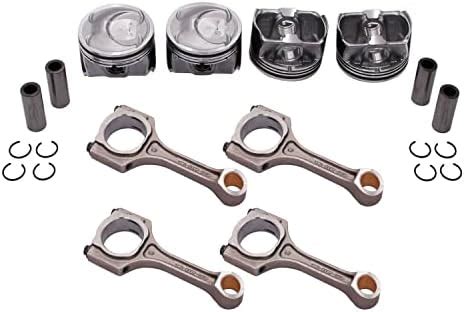 Fiwary G G Connecting Rods Pcs Piston Kit Fits