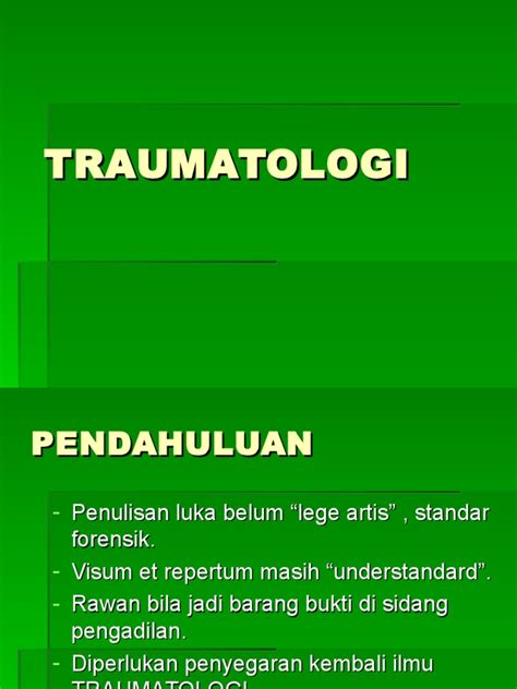 PDF Traumatologi 1 DOKUMEN TIPS