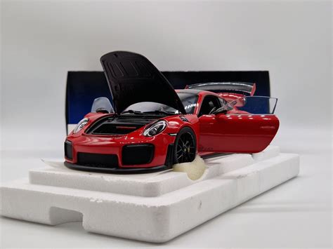 Porsche Gt Rs Weissach Package Guards Red Autoart